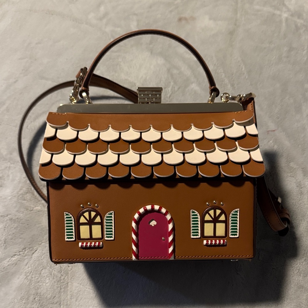 Kate Spade Gingerbread House Crossbody Bag